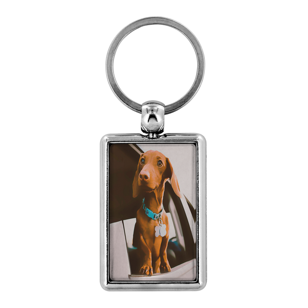 Custom Personalized Dachshund Photo Keychain - Turn Your Photos into a Keychain