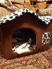 Cat House - Cute Igloo Style Cat Home Bed for Cats and Kittens