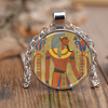 Egyptian Man Hieroglyphic Pendant Necklace - Ancient Egypt Jewelry