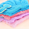 Home - LightningStore Microfiber Hair Cap Turban Towel For Women - Quickly Dry Your Hair By Wrapping This Towel Around Your Head - Available In Pink Yellow Purple Red Blue