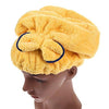 Home - LightningStore Microfiber Hair Cap Turban Towel For Women - Quickly Dry Your Hair By Wrapping This Towel Around Your Head - Available In Pink Yellow Purple Red Blue