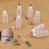 Paint Applicator Bottles for 3D dots Paint Henna Mehndi Mendi Painting Tattoo - Applicator Bottle Set - Squeeze Glue Bottle - Glue Syringes