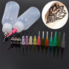 Paint Applicator Bottles for 3D dots Paint Henna Mehndi Mendi Painting Tattoo - Applicator Bottle Set - Squeeze Glue Bottle - Glue Syringes