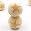 Beige Wood Beads: Natural Cream Round Wooden 18 mm Boho Spacer Beads Jewelry Supplies for Necklace Bracelet Making Elephant Star Crown Heart