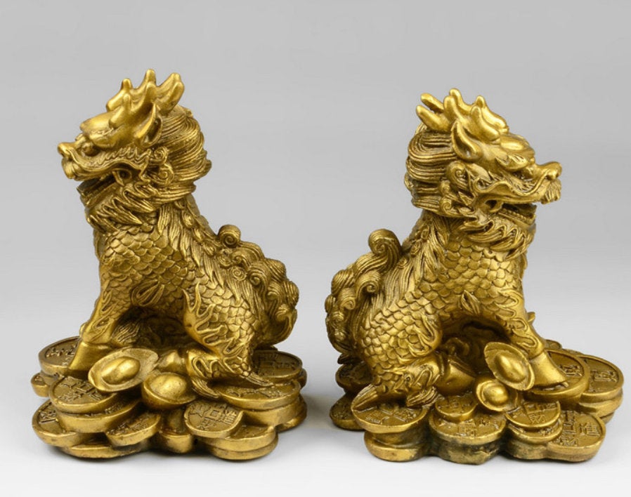 Brass Japanese Dragon Charms