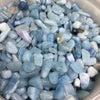 Blue Aquamarine Tumbled Stone, Blue Aquamarine, Metaphysical Healing Stone, Beryl Crystal , Stone Of Courage, Stone Of The Sea