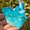 Aqua Aura Quartz Cluster, Blue Aura Quartz Cluster, Aura Quartz Cluster, Angel Aura Quartz Crystal, Crystal Healing Reiki Meditation Energy