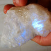 Natural White Moonstone -  Rough Raw Moonstone Crystal - Natural Gemstone - Rainbow Moonstone - Healing Crystals and Stones