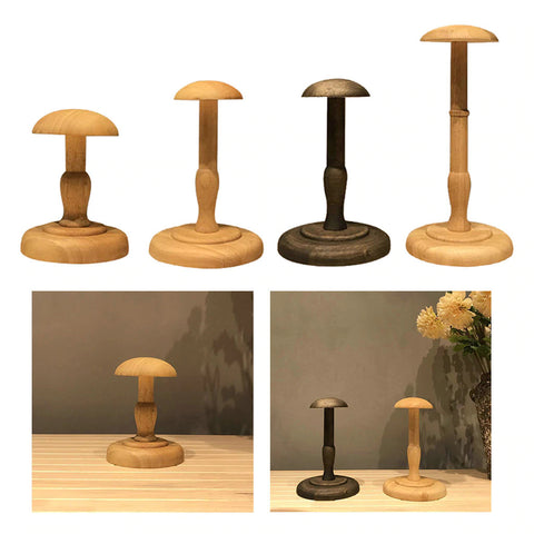 Wooden Hat Stand - Wig Stand - Hat Display - Wig Head Stand - Mannequin Head Stand - For Boutique Shop Storefront - Clothing Shop