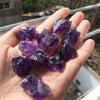 10 Pcs Raw AMETHYST - Rough Purple Quartz Crystal Stone - Gemstones for Healing, Yoga Meditation, Reiki, Chakra, Wicca, Crafts Jewelry