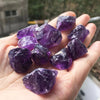 10 Pcs Raw AMETHYST - Rough Purple Quartz Crystal Stone - Gemstones for Healing, Yoga Meditation, Reiki, Chakra, Wicca, Crafts Jewelry