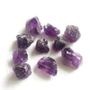 10 Pcs Raw AMETHYST - Rough Purple Quartz Crystal Stone - Gemstones for Healing, Yoga Meditation, Reiki, Chakra, Wicca, Crafts Jewelry