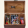 Sewing Kit for Adults - Wooden Sewing Box - Sewing Basket - Hand Sewing Box - Sewing Organizer Supplies Accessories Gift - Sewing Case