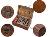 Sewing Kit for Adults - Wooden Sewing Box - Sewing Basket - Hand Sewing Box - Sewing Organizer Supplies Accessories Gift - Sewing Case