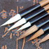 6 Pcs Chinese Calligraphy Brush - Japanese Calligraphy Set - Paint Brush Paintbrush - Writing Brush - Wolf Hair Mandarin Traditional Brush