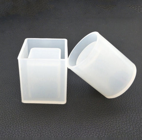 Epoxy Mold - Resin Mold - Square Candle Mold - Silicone Round Cylinder Mold - Cube Hollow Soap Mold Mould - DIY Craft Supplies