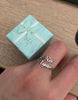 Custom Two Name Ring - Double Name Personalized Name Ring Couple Ring - Gift for Her Girlfriend Wife Mom Birthday Anniversary Present