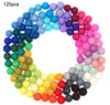 120 Pcs Felt Balls - 1.5 cm Wool Felt Balls Kit - Rainbow Felt  Pom Poms Crafts for Making Garlands