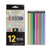 Metallic Coloured Pencil Set - Coloring Pencils Set - Artist Pencils For Drawing Sketching Shading Draw Tones Shades Colored Supplies