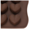 Heart Chocolate Mold - Heart Shaped Silicone Mould for Wax, Chocolate, Cake Making - Resin Mold - Baking Mold - Plaster Mold - Gummy Ice