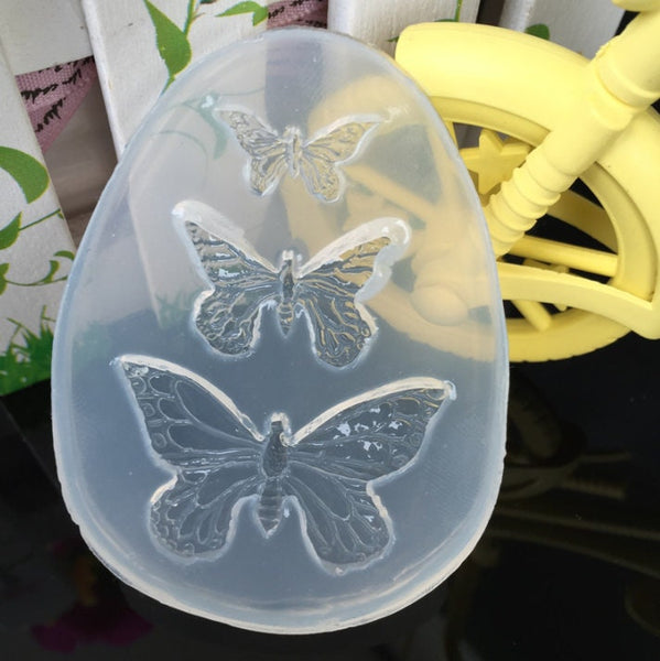 Butterfly Resin Silicone Mold, Epoxy Resin Mold, Craft Supplies, Cabochon Mold, Insect Jewelry Mold, Fondant Cake Soap Mould Bakeware Jellly