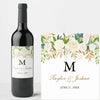 20 Pcs Custom Wine Bottle Labels for Wedding Parties Reception Engagement, Personalized Wedding Wine Bottle Labels, Wedding Favor Decoration