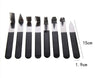 8 Pcs Stainless Steel Chattering Tool Set for Pottery, Clay, Ceramics, Sculpting and Shaping, Stainless Steel Carving, Fettling Trimming