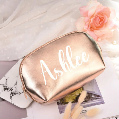 Personalised Cosmetic Bag | Custom Makeup Bag | Personalized Gift For Her | Bridesmaid Gift | Organizer | Monogrammed Makeup Bag | Birthday