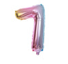 Rainbow Jumbo Number Balloons - Huge Giant Foil Mylar Number Balloons for Birthday Party Anniversary or Photo Shoot - Self-Sealing Balloons