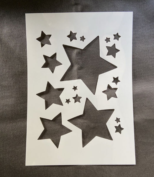 Star Stencil - Reusable Star Stencil -  DIY Craft Stencil - Art Stencil -Painting Stencil - Reusable Large Star Stencil - Wall Stencil