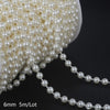 White Freshwater Pearl Natural Baroque Beads Stones - DIY Jewelry Making Bracelets Necklace - Round Craft Findings 3 4 5 6 8 mm Strand