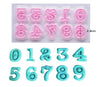 26 Pcs Alphabet Stamps, Letter Stampings, Number Letters Fondant Clay Stamp Press, 0-9 and A-Z, Polymer Clay Letter Stamp, Soap Stamp Press