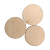 Round Wood Blanks - Wood Sheets Slices - Unfinished Wood Coaster - Wood Pieces for Crafts - Coaster Blanks for Carving