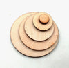 Round Wood Blanks - Wood Sheets Slices - Unfinished Wood Coaster - Wood Pieces for Crafts - Coaster Blanks for Carving