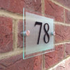 Custom Acrylic Address Plaque - Modern House Number Sign - Personalized House Number Plaque - Housewarming Gift - Outdoor Street Porch Sign