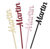 Custom Name Stir Sticks - Personalized Drink Stirrer - Swizzle Sticks - Cocktail Bar Accessories - Bachelorette Cocktail Picks - Party