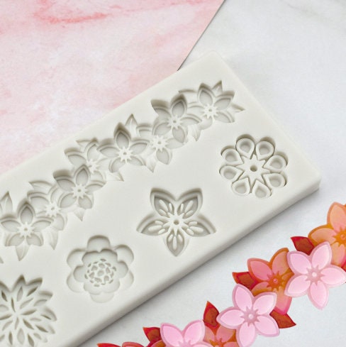 Silicone Flower Mold, Resin Flower Mold, Tiny Flowers, DIY Earrings, F –  LightningStore