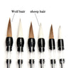 Round Extra-fine Fiber Hair Synthetic Calligraphy Brush Pen, Paint Wolfe Sheep Hair, Watercolor Brush, Artistic Brush, Painting Art Supplies