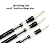 Round Extra-fine Fiber Hair Synthetic Calligraphy Brush Pen, Paint Wolfe Sheep Hair, Watercolor Brush, Artistic Brush, Painting Art Supplies