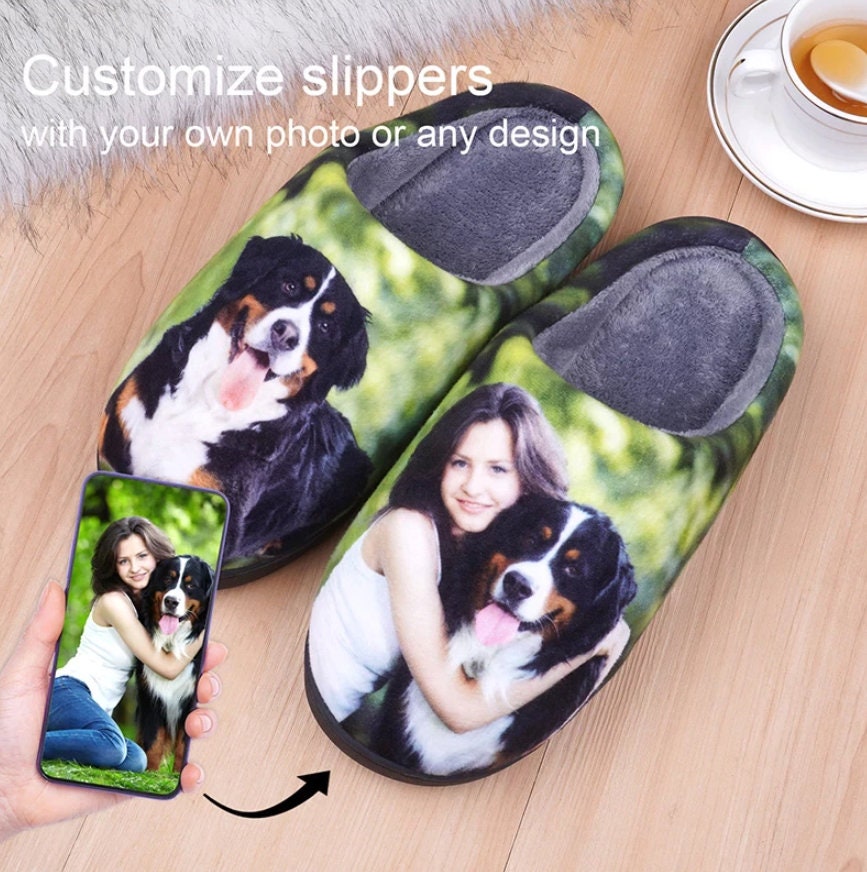 Custom Slippers. Personalized Slippers with Photos.