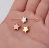 Star Beads Tiny Star Spacer Beads Gold Silver Rose Gold Celestial Night Sky Beading Jewelry Supplies Connector Findings Charm Shiny