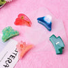 Silicone Hair Clips Mold For Hair Barrette UV Epoxy Resin Molds for Kid Crafting Teardrop Resin Molds Hair Clip Supplies For Women Girl Mold