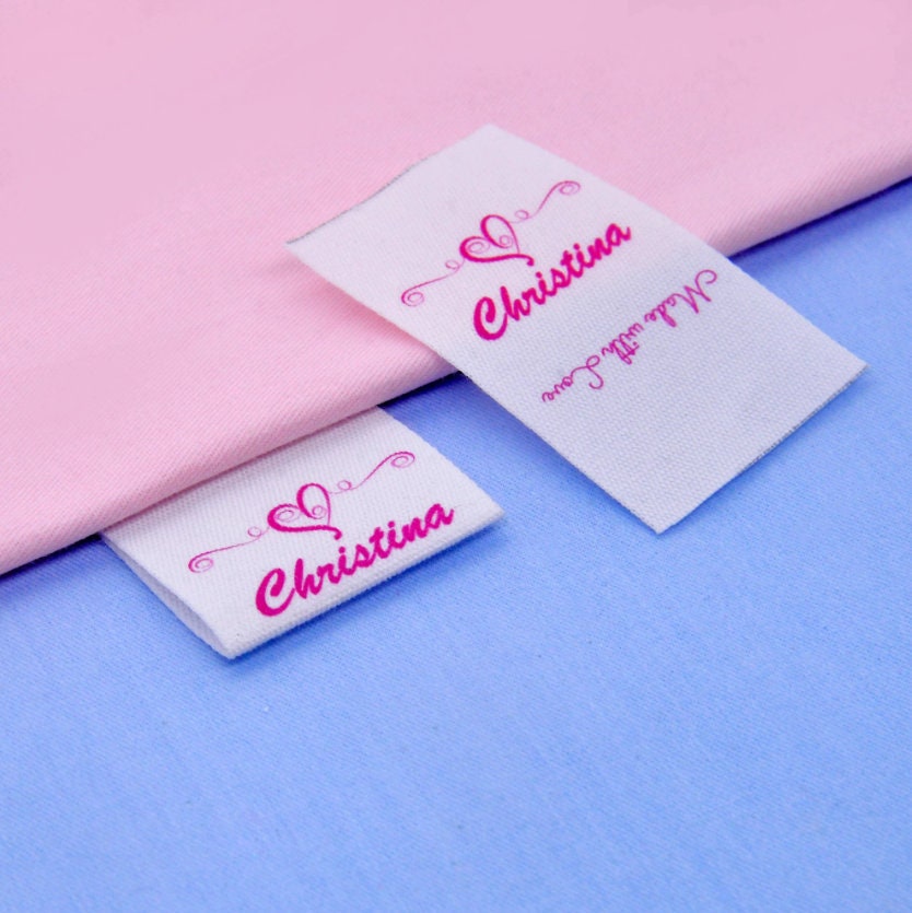 Personalized Clothing Labels - Sewing Custom Sew on Labels - Cloth Tag –  LightningStore