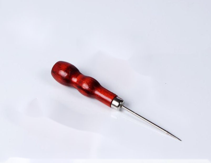 Wooden Handle Sewing Awl Hand Stitching For DIY Leather Bracelet Jewel –  LightningStore