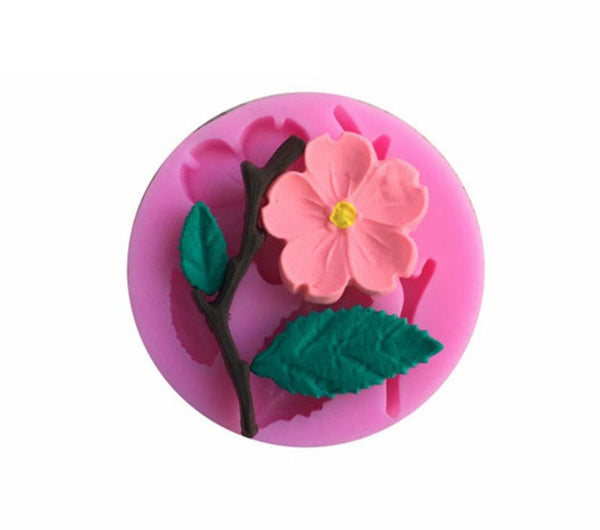 Flower Mold - Cherry Blossom Silicone Mold -  Chocolate Candy Fondant Cake Decoration Resin DIY  Soap Mold Polymer Clay DIY Crafting Sakura