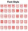 Custom Square Japanese Hanko Chop - Gold Japanese Name Stamp - Chinese Name Stamp - Chinese Name Seal - Personalized Japanese Stationery