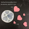 Star Moon Heart Mould, Versatile Food Safe and Resin Mold, Cake Decoration, Sugar Craft, Resin, Jewellery Making, Chocolate Polymer Clay