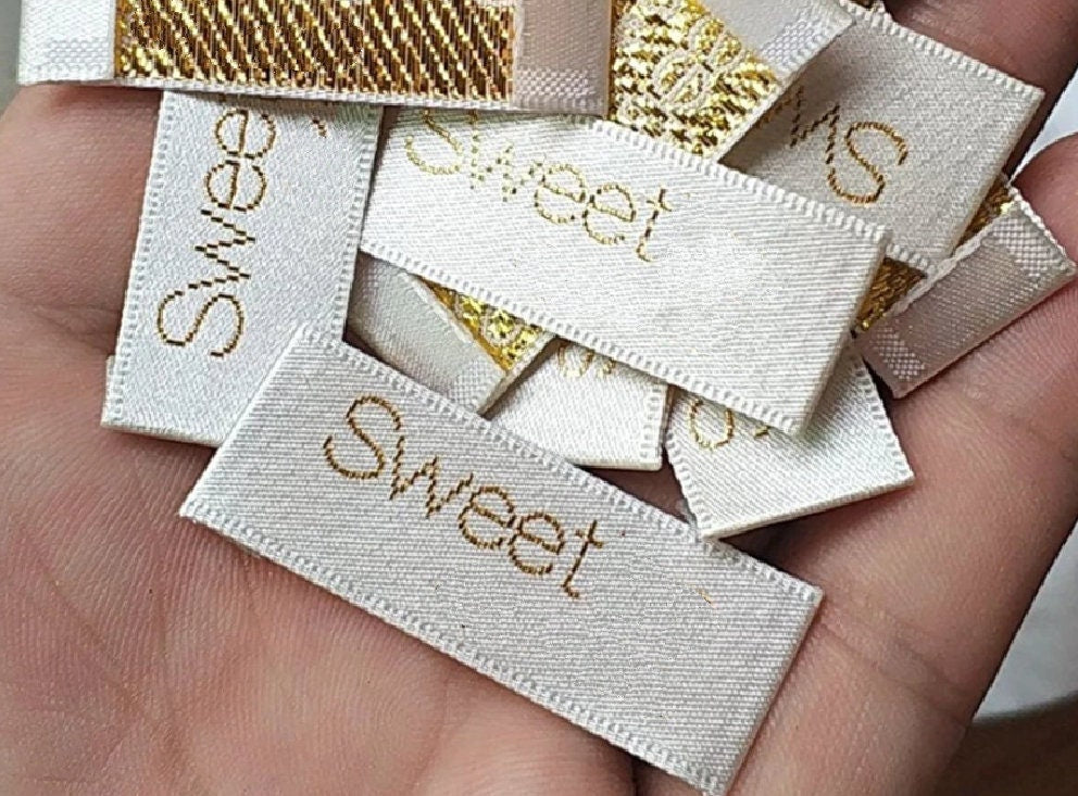 Custom Clothing Labels - Personalized Sew on Labels - Fabric Sew