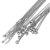 5 Pcs Gold Silver Cable Chain, Beads, Stainless Steel Chain Necklace Craft Supplies Findings, Bulk Chain,  Jewelry Making for Men Women