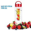 Kitchen - LightningStore Black Green Red Blue 700 ML Tumbler Water Bottle - Excellent For Sports And Outdoors - 24Oz Fruit Infuser - Large Capacity - Leak-proof - BPA Free - Made From Tritan